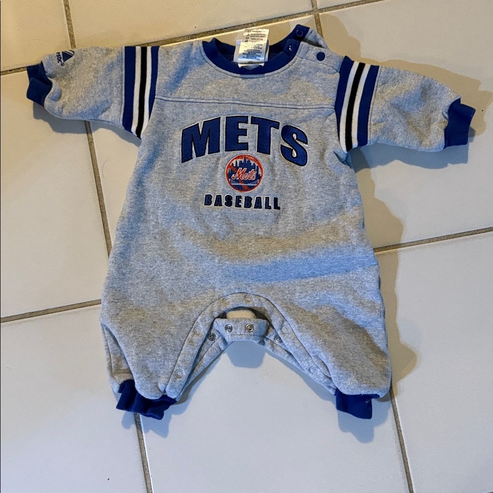 Majestic Gray and Blue Baby Onesie